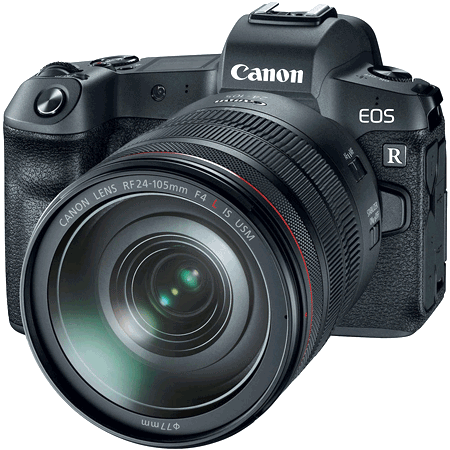 canon eos r top