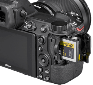 nikon Z7 Z6 slot XQD