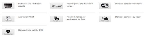 canon pixma 100s caratteristiche