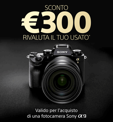 sony A9 sconto 300 euro top