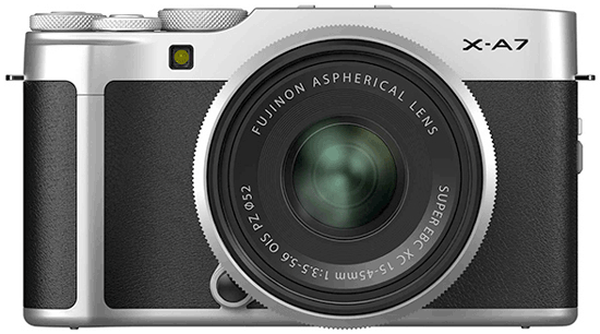 Fujifilm-X-A7 top