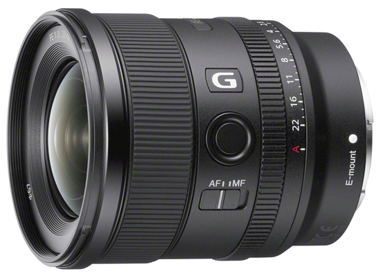 sony 20mm top