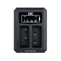 JJC B-NPW126S caricabatterie doppio USB per Fujifilm Np-W126S