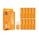 K&F Concept Kit di Pulizia Sensore APS-C con 10 palette + 20 ml di Liquido