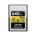 Lexar CF Express 4.0 640 Gb Type A Gold 1800 Mb/s read - 1650 Mb/s write