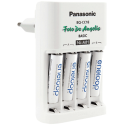 Panasonic Eneloop basic caricabatterie comprese 4 batterie AA 1900 mAh