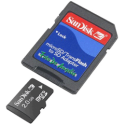Sandisk MicroSD 2 Gb con adattatore