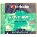 Verbatim DVD-RW 4,7GB 4x speed