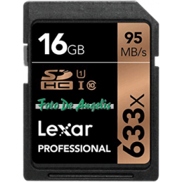 Lexar SDHC 16 GB 633x Pro...
