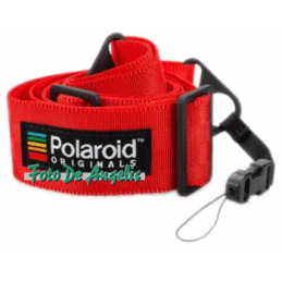 Polaroid Camera Strap Flat Red