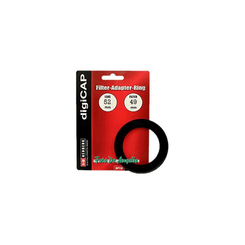 Anello Adattatore Step-Up Da 50mm A 52mm – Monta Filtri E Paraluce Da 52mm Su Obiettivi Con Filettatura 50mm