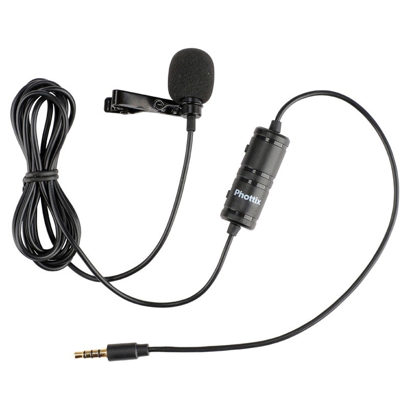 Microfono Alta Qualità BOYA BY-LM20 a clip tipo lavalier compatibile GoPro 