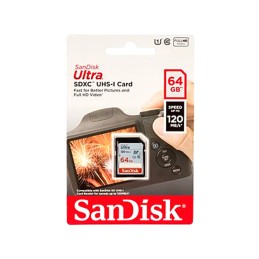 Sandisk 64 Gb SD ULTRA 120...