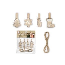 ZEP LK39B Kit Wood Clips Brown