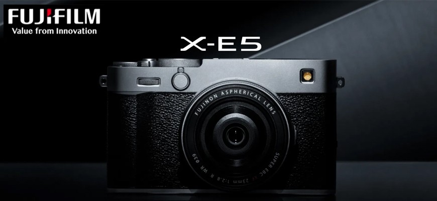 Nuove uscite Fujifilm: presentata la X-E5 e il nuovo obiettivo XF 23mm F2.8