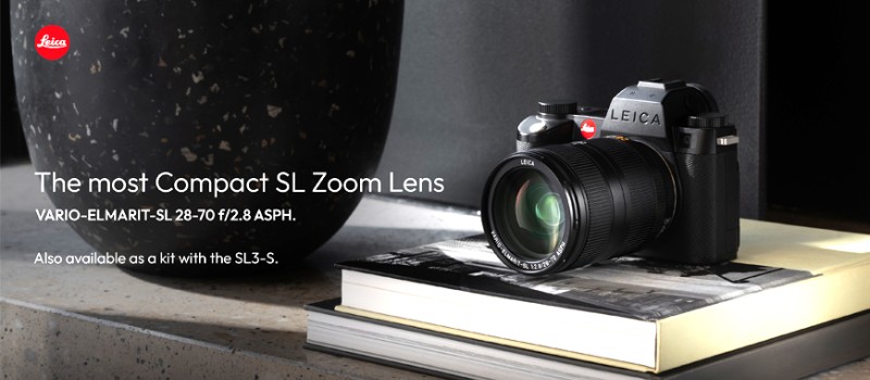 Leica nuovo obiettivo Vario-Elmarit-SL 1:2,8/28-70 ASPH: Lo zoom standard più compatto e leggero per il sistema SL di Leica