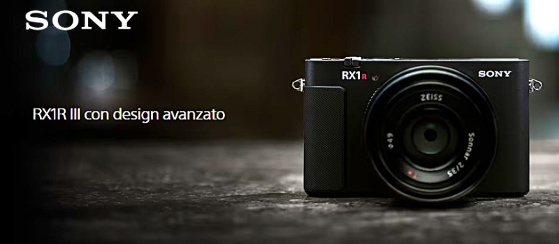 Sony presenta RX1R III: fotocamera compatta con sensore full-frame da 61,0 MP e unità di elaborazione AI