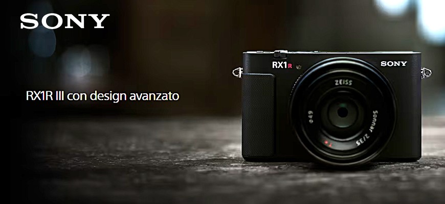 Sony presenta RX1R III: fotocamera compatta con sensore full-frame da 61,0 MP e unità di elaborazione AI