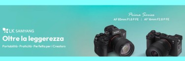 Samyang Prima AF: leggerezza,  precisione e qualità ottica per il Full-Frame Sony