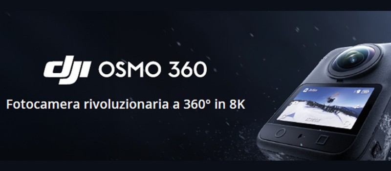 DJI annuncia la sua prima fotocamera 360°: Osmo 360 - dispositivo tutto-in-uno che promette di conquistare creativi, sportivi e content creator
