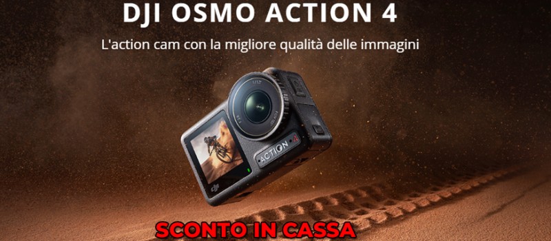 Dji promozione sconto in cassa fino € 100 scade il 14 agosto 2025