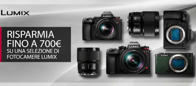 Panasonic Full Frame: sconti fino a 700€! Scopri le nuove promozioni dal 5 Agosto al 13 Ottobre 2025