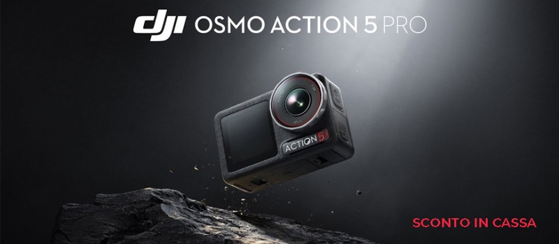Dji risparmia fino a 50 € in cassa sull’Osmo Action 5 Pro Standard Combo e Adventure Combo fino al 31 agosto 2025