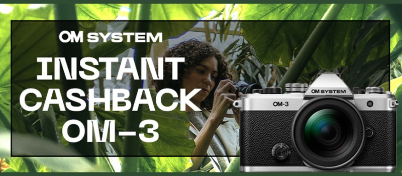 OM-SYSTEM sconto in cassa OM-3 € 200 e 5 anni di garanzia estesa scade il 28 settembre 2025