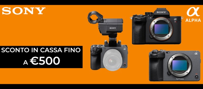 Sony sconto in cassa fino al 28 settembre 2025