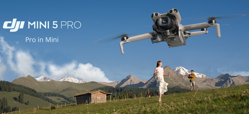 DJI Mini 5 Pro: sensore da 1”, prestazioni da top di gamma in meno di 250 g