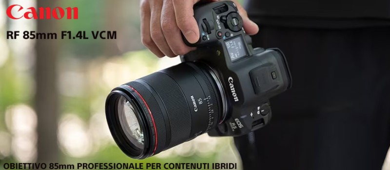 Canon nuovo obiettivo RF 85mm f/1.4 L VCM: il ritratto reinventato per foto e video