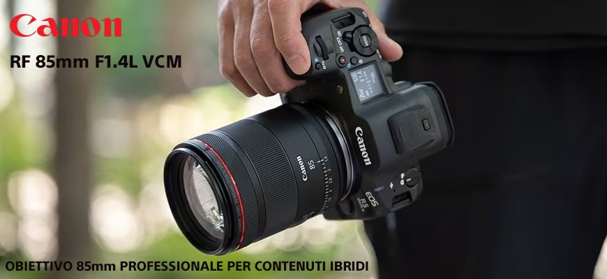 Canon nuovo obiettivo RF 85mm f/1.4 L VCM: il ritratto reinventato per foto e video