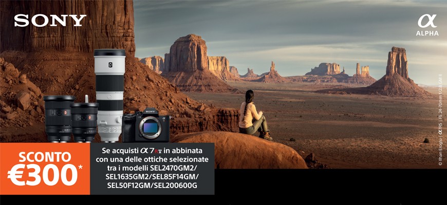 Promo Bundle Sony A7R V: fino a 1.000€ di vantaggi scade il 16 novembre 2025