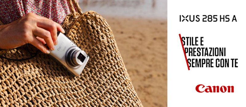 Canon nuova IXUS 285 HS: Stile e prestazioni sempre con te