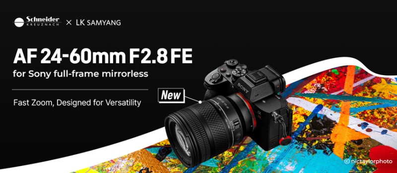 Samyang e Schneider-Kreuznach insieme per un capolavoro: arriva l’AF 24-60mm F2.8 FE
