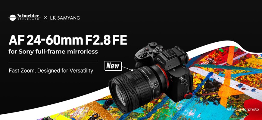 Samyang e Schneider-Kreuznach insieme per un capolavoro: arriva l’AF 24-60mm F2.8 FE