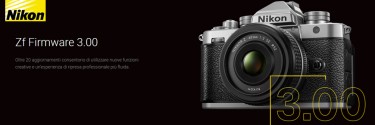 Nikon Zf Firmware 3.00: nuove funzioni creative e controllo totale per foto e video