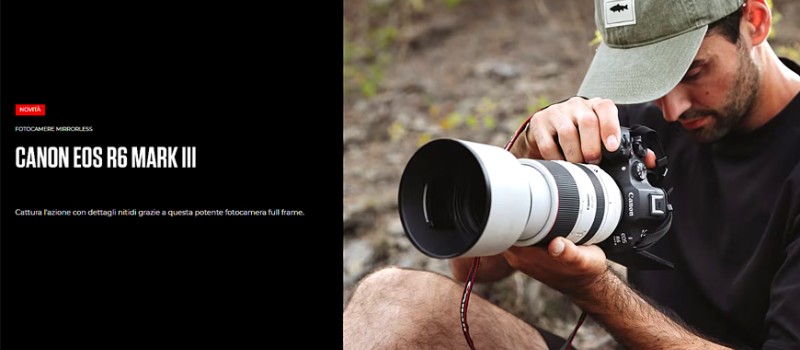 Canon EOS R6 Mark III: potenza, equilibrio e creatività full frame