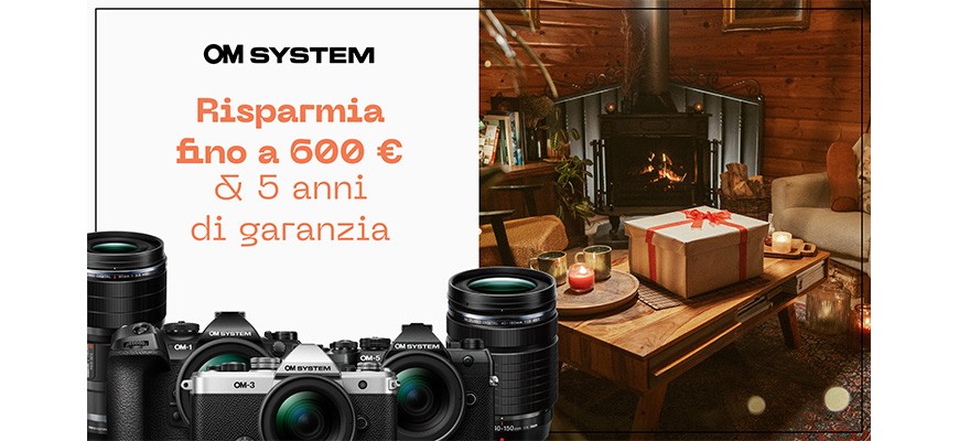 OM SYSTEM Black Friday Early Access fino € 600 scade il  6 gennaio 2026