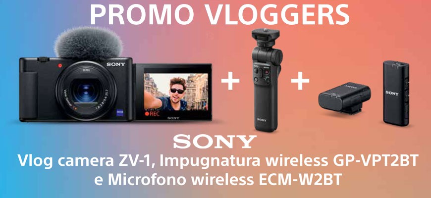 Promozione Vlogger Sony ZV1