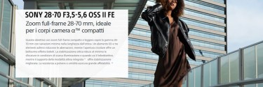 Sony 28-70 F3,5-5,6 OSS II FE: Compatto, versatile e sempre pronto a scattare
