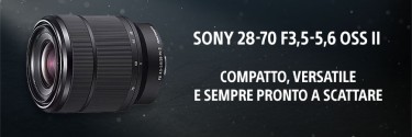 Sony 28-70 F3,5-5,6 OSS II FE: Compatto, versatile e sempre pronto a scattare