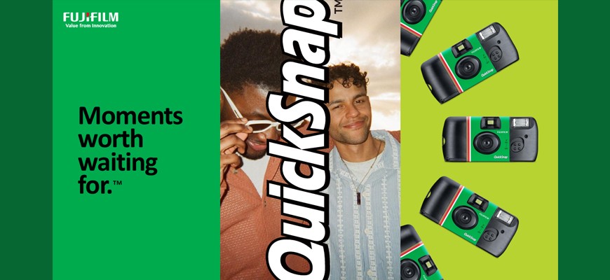 Fujifilm a vibe you can’t fake: riscopri la fotografia con QuickSnap
