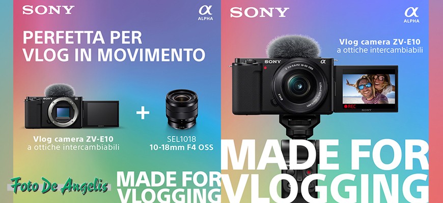 Promozione Vlogger Sony ZV-E10