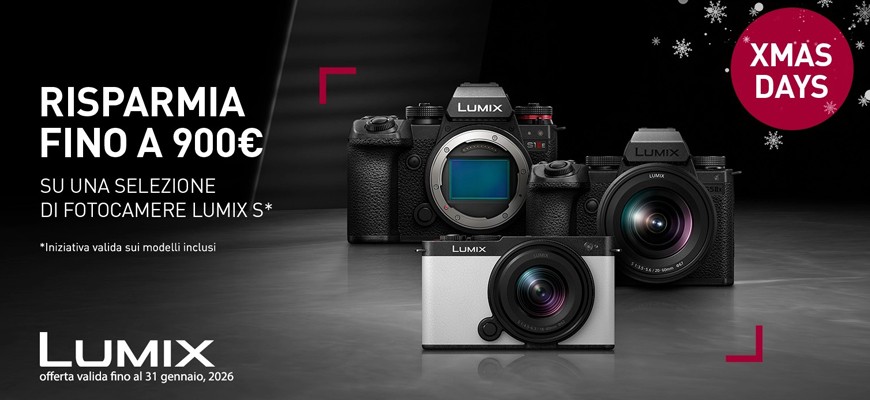 Panasonic Lumix: gennaio si accende con lo sconto in cassa fino a € 900 scade il 31 gennaio 2026