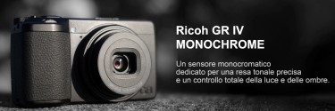 RICOH annuncia la GR IV Monochrome: un’espressione sublime della fotografia in bianco e nero