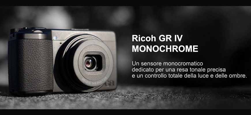 RICOH annuncia la GR IV Monochrome: un’espressione sublime della fotografia in bianco e nero