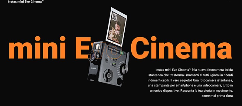 Fujifilm instax mini Evo Cinema™: la prima istantanea che trasforma i tuoi ricordi in un film da stampare