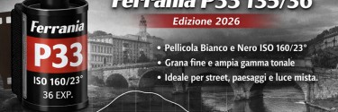 Nuova Ferrania P33: Il ritorno della pellicola pancromatica di media sensibilità