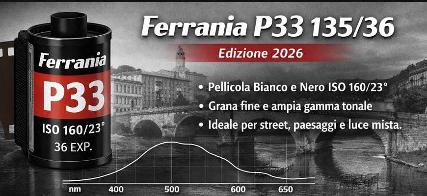 Nuova Ferrania P33: Il ritorno della pellicola pancromatica di media sensibilità